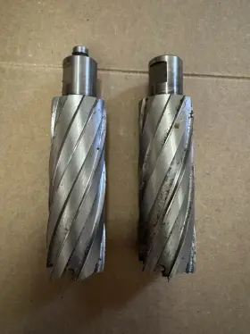 Hou-3-12238 Hougen Lot Of 2 Used 1-3/16 X 3 12 000-series Annular Cutter