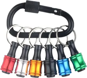 A040 Huihongbai Drill Bit Holder Keychain Extension 1/4 Inch Screwdriver