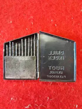 1350617 Huot St. Paul Pat Drill Bit Set 12pcs Metal Silver With Index Case