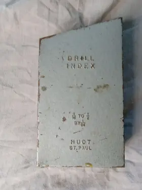Usa29 Huot Vintage Piece Drill Bit Set With Index Case 1/16 To 1/2 By 64ths. Usa