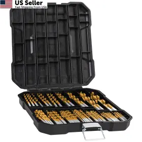 Te-nt4g-my3c Hurricane 99 Pieces Titanium Twist Drill Bit Set Piece Bits 135