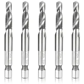 43398-27693 Hymnorq 5-piece High-speed Steel Combination Tap And Drill Bit Set M6 X 1mm Fully