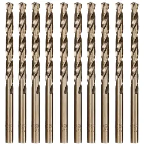 Hymnorq 680613728258 10piece 7/32 Inches M35 Cobalt Drill Bit Set For Stainless Steel Inch Dual Twist Fl