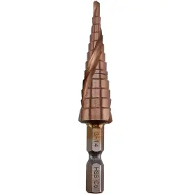 Hymnorq 755205247049 Cobalt Steel 12 Step Drill Bit M35 Grade 5% Hss Co Metric Size 3mm To 14mm Du