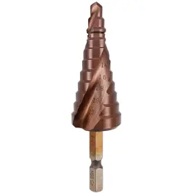 Hymnorq 755205247063 Cobalt Steel 11 Step Drill Bit M35 Grade 5% Hss Co Metric Size 6mm To