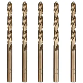 Lzxgy0198us Hymnorq M35 Cobalt Steel Drill Bit Set For Metals 5 Pieces 9/32 Inch Diameter Dual Tw