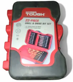 Hyper Tough 076812151063 22-piece Drill And Drive Bit Set