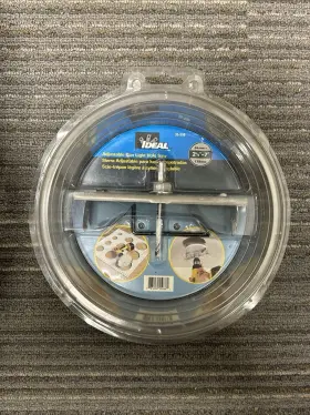 35-598 Ideal Industries Adjustable Can Light Hole Saw 10 Sizes From 2.5 Inch - 7