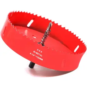 Ihomepark 313105431458 6-1/4 Inch Hole Saw For Recessed Lighting 159mm Hss Bi-metal Cutter Wo