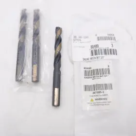 80480 Imperial Supplies 3 Pack 3/8 Inch Sabre Mechanics Drill Bits