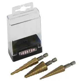 4986612 Ironton 3-pc. Sae Step Drill Bit Set