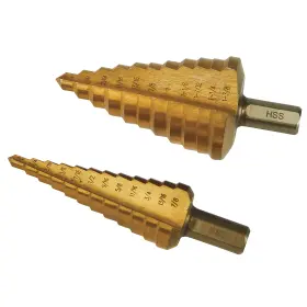 5858268 Ironton Step Drill Bit Set Titanium Coated 2-pc