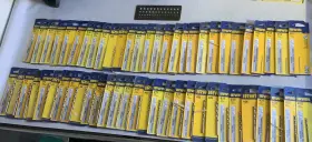 02472181 Irwin Lot Of 57 Numbered Drill Bits Plus 1 Metal Measuring Gauge. New Packs