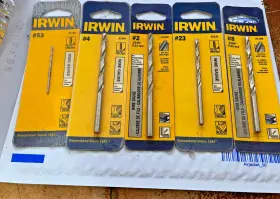 Irwin 024721811233 5-pcs. Nip High Speed Steel Wire Gauge Bis