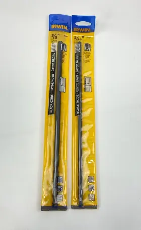 Irwin 042526621208 Black Oxide Drill Bits 3/8 Inch And 5/16 X 12 Long