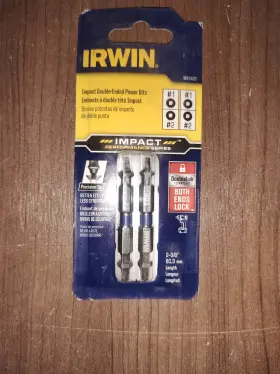 1882420 Irwin 042526922701 Doubleended Screwdriver Power Bit 1 Square 2 - Set Of 5