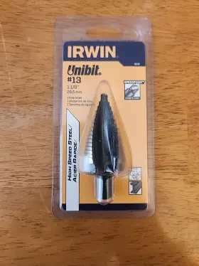 10313 Irwin Pvc Or Steel Unibit #13 1-1/8 Inch