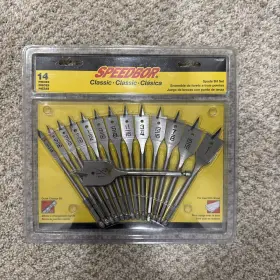 1768350 Irwin Speedbor Classic Spade Bit Set 14 Piece