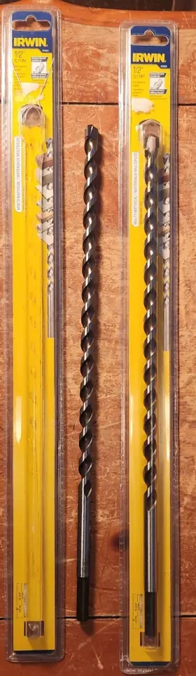 1813902 Irwin Tools 1/2 Inch X Multi-material Extended Length Bits