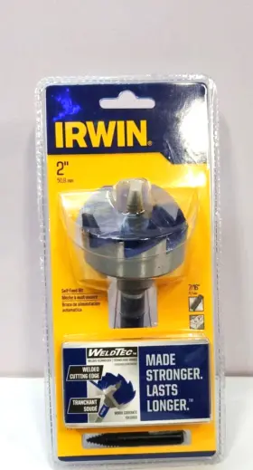 1869388 Irwin Self-feed Drill Bit Weldtec 2-inch For Wood 7/16 Shank