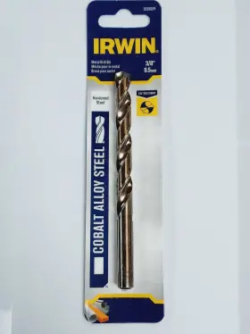 3016024 Irwin 3/8ftft Cobalt Alloy Steel Drill Bit For Hardened