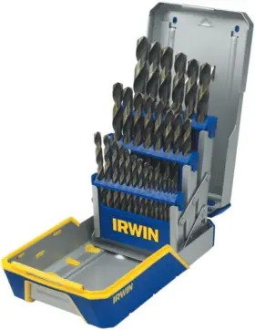 3018005 Irwin Tools Drill Bit Set High-speed Steel 29-piece