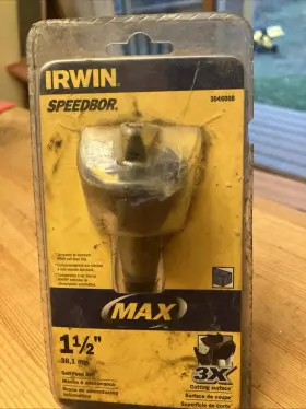 3046008 Irwin Speedbor 1 1/2 Inch Self Feed Drill Bit Brand New House