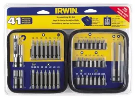 Irwin 3057041 Fastener Drive Tool Bit Set With Soft Case 41 Pieces One Size