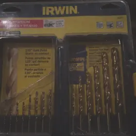 4935607 Irwin 310015 Industrial Tools Titanium Drill Bit Set 15-piece