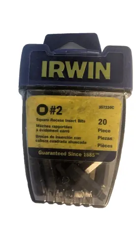 357220c Irwin Insert Square Drive Bit #2 X 1 Inch - 20 Pack Free Shipping Deal For You