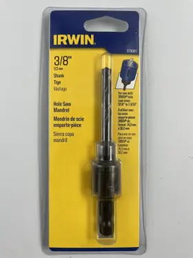 373001 Irwin - Hole Saw Arbor 3/8 In Shank Hex
