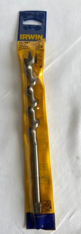43611 Irwin 11/16 Inch Auger Wood Bit #43611