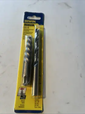 53706 Irwin Hanson Ex-6 Spiral Screw Extractor And Drill Set Usa
