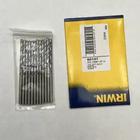 118-jobber Irwin 60107 7/64 Inch Gp Jl Bright Drill Bit 12-pack