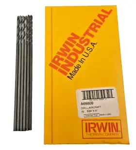 66609 Irwin 9/64 Inch X 6 Drill Bit Bits Aircraft Extension Lot Of