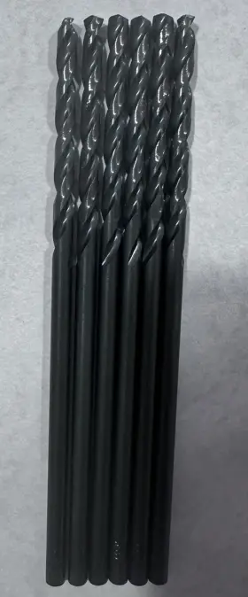 66614 Irwin Lot Of 60 Tools 7/32 X 6 Inch 135-degree Jobber Length Black Oxide