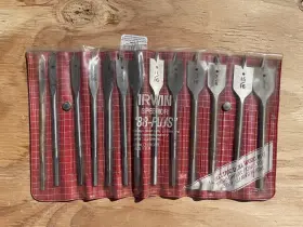 8813r Irwin Vintage 13 Piece Auger Bit Speedbor 88 Set In Original Pouch
