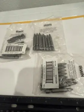 93003zr Irwin New Qty 30 #1 Phillips Power Bits 1 15/16 Inch Long