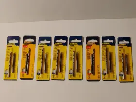 80222 Irwin Hanson 8 Count-irwin Plug Tap And Drill Bit Set 12-24nc New Nos