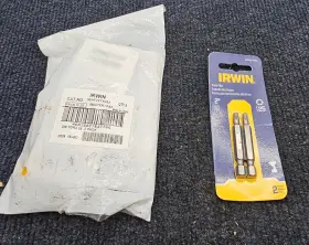 Iwaf22tx252 Irwin Qty 10 2 Inch Power Bits T25 Torx Drive 1/4 Hex Shank