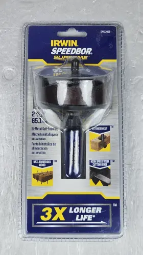 Iwax2009 Irwin New Speedbor Supreme 2 9/16 Inch Bi-metal Self-feed Bit