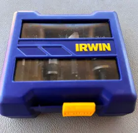 1877793 Irwin Tools Countersink Drill Bit Set For Metal 5-piece 3/4 Inch 5/8 1/2 3/8 1/4 Case