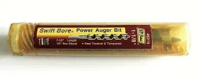 46218 Ivy Classic 1-1/8 Inch Power Auger Bit For Wood 7-1/2 Length 7/16 Hex Shank