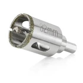 Jm202210170200hsc Jamiikury 1-1/4 Inch / 32mm Diamond Glass Hole Saw With Center Drill Bit For Ceramic T Jm202210170200hsc Jamiikury 1-1/4 Inch / 32mm Diamond Glass Hole Saw With Center Drill Bit For Ceramic T