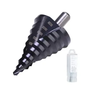 Jtsdb005 Jerax Tools 1/4 To 2 Inch Step Drill Bit Spiral Grooved Double Fluted Large M2 High Spee
