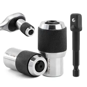 22406549 Jianwei 3pcs Tap Socket Set 3/8 Inch Adapter Threading Tool With Adjustable Jaws