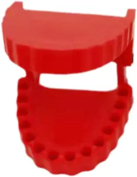 Jjlfresheners 313040739725 Funny Denture Drill Bit Holder Teeth Model Design Screwdriver 6.35mm Fits 1/