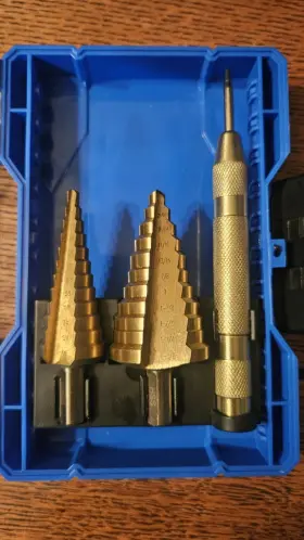 Jobsmart 749394400477 3 Piece Step Drill Set New In Packaging