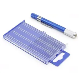 Wt-202302-16 Joyangy 21pcs Metric Micro Drill Bit Set With Mini Pin Vise Precision Hss Twist