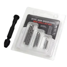 Jh00263 Joyhey 25 Pcs 0.5-3.0 Mm Hss Micro Twist Drill Bit Mini High Speed Steel With